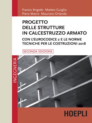 cover image of Progetto delle strutture in calcestruzzo armato